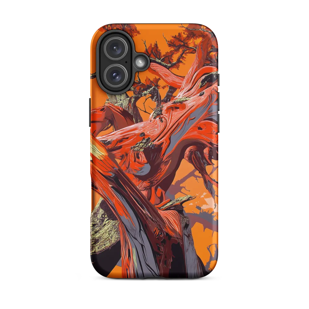 Life in Motion: An Abstract Tree | Phone Case |  16 Plus | Tough Case | Matte