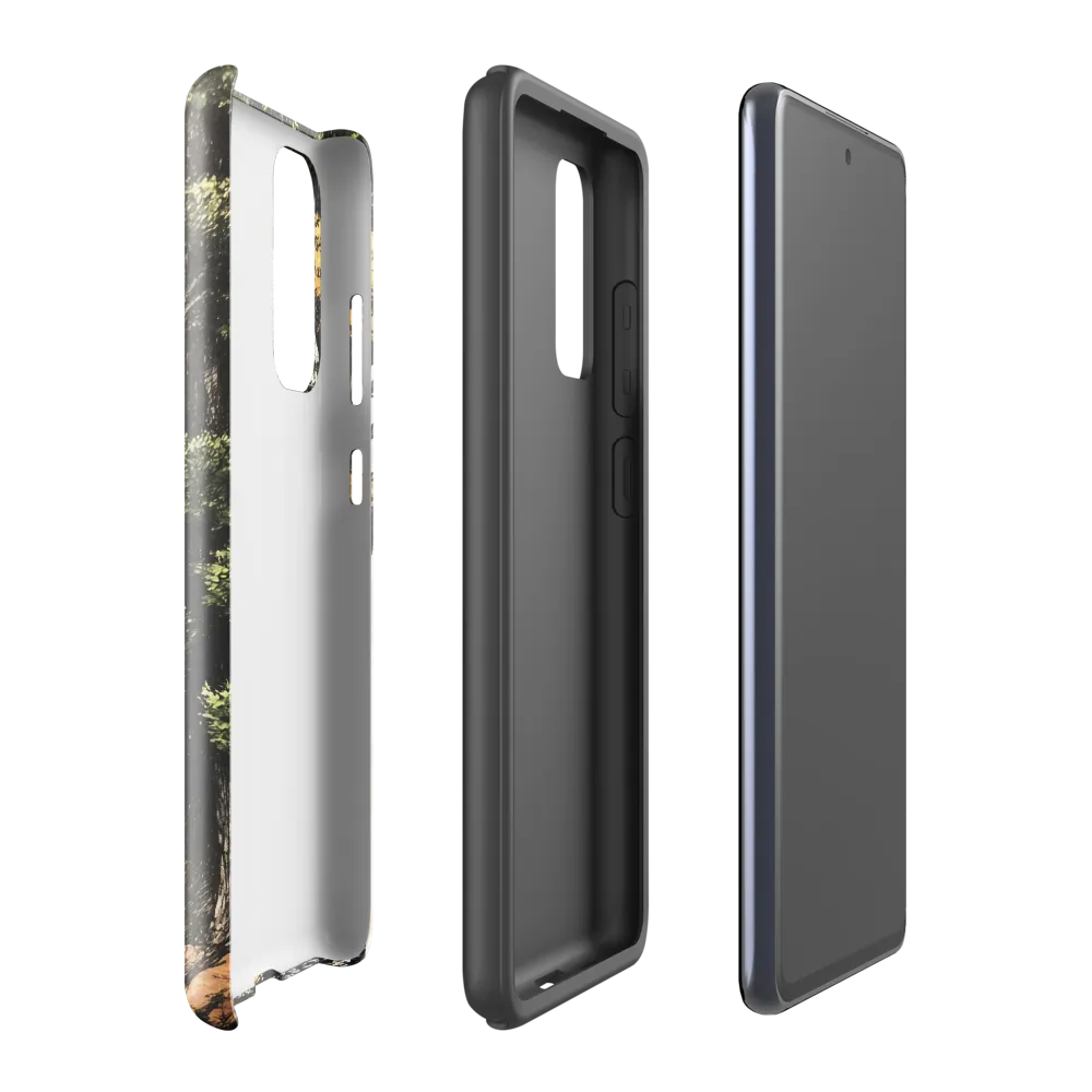 The Whispering Skull: A Surreal Encounter with Nature | Phone Case |  S20 FE | Tough Case | Glossy