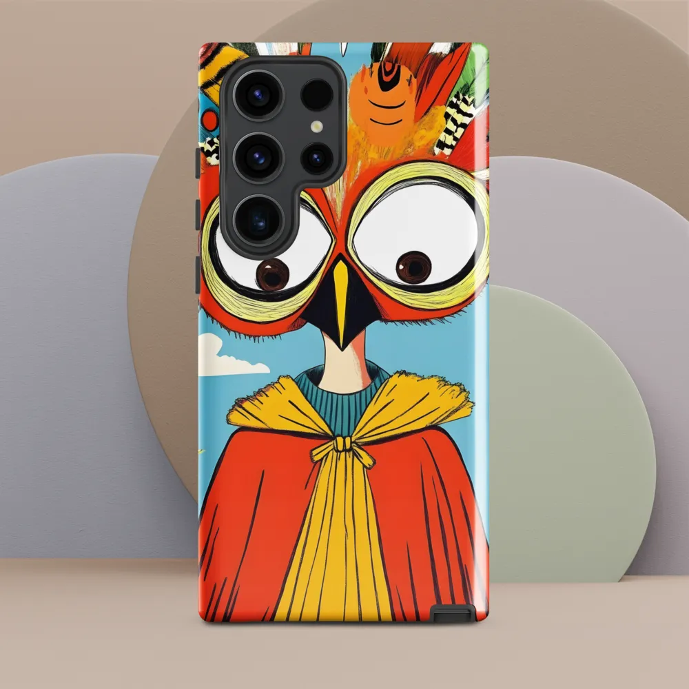 A Whimsical Encounter: The Owl-Human Fusion