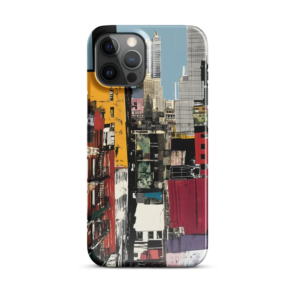 Urban Collage: A Vivid Cityscape | Phone Case |  12 Pro Max | Snap Case | Glossy