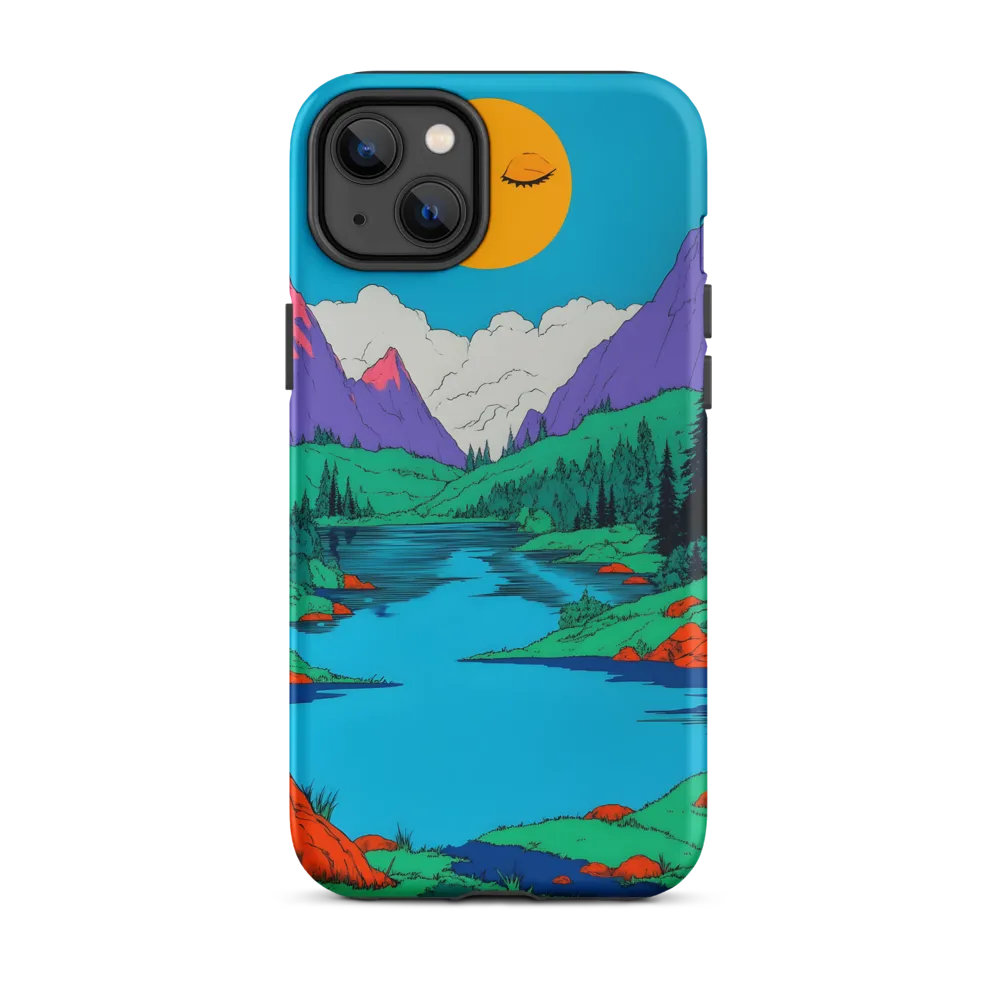 Whimsical Serenity in Vibrant Colors