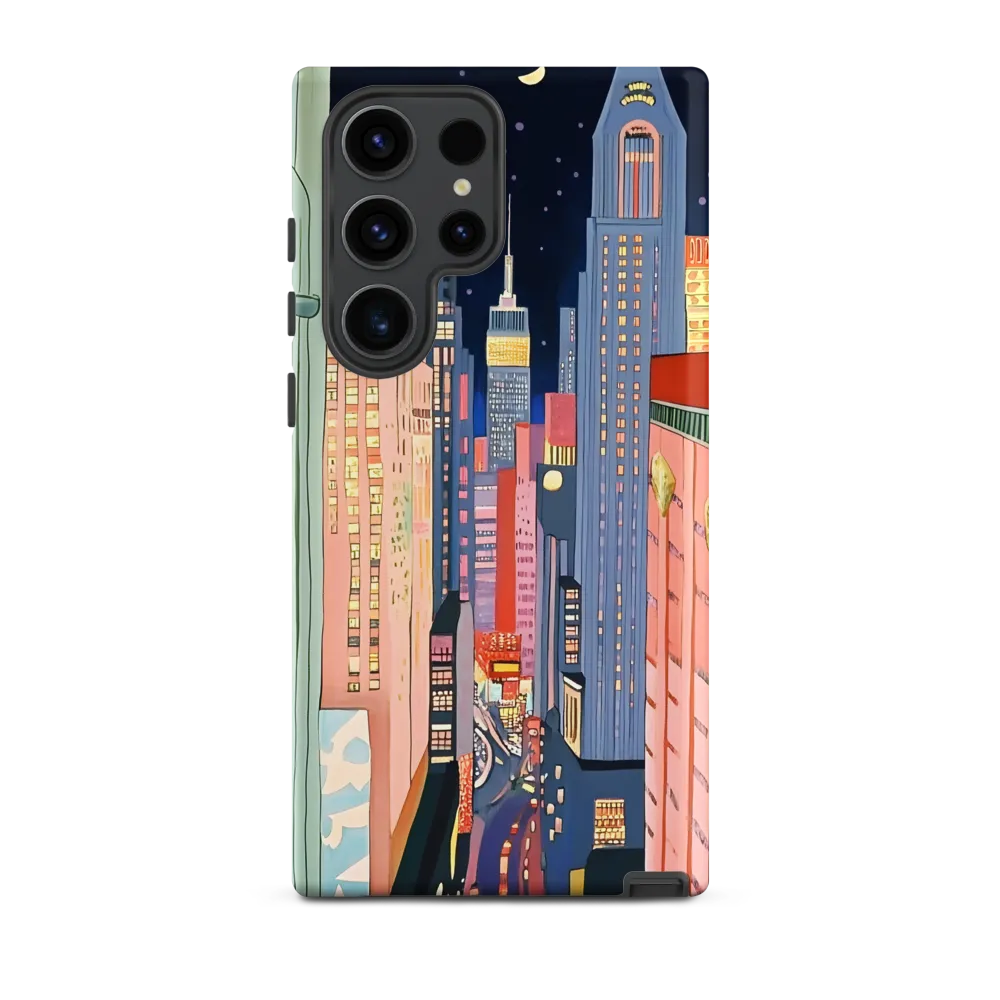 Urban Dreamscape: A Pop Art Night | Phone Case |  S23 Ultra | Tough Case | Matte