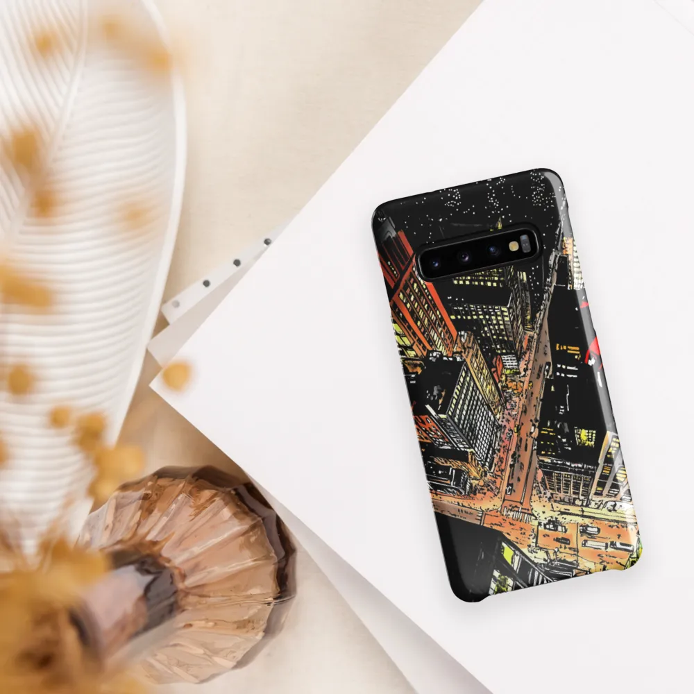 Urban Nightscape: A Bird's-eye View