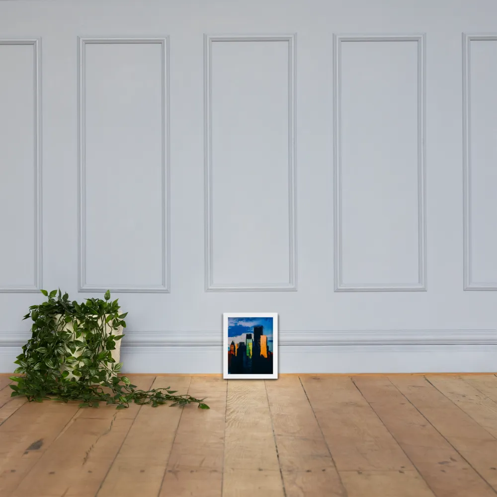 Reflections of Tranquility | Poster with White Frame | 8″×10″