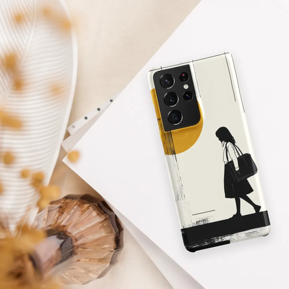 Silent Steps | Phone Case |  S21 Ultra | Snap Case | Matte