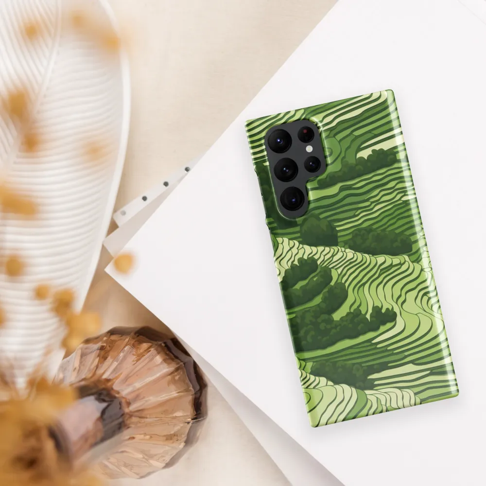 Waves of Green: An Abstract Landscape