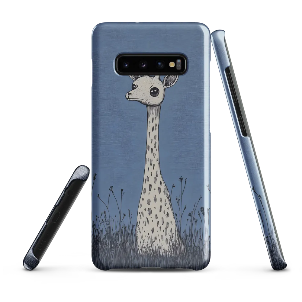 Whimsical Giraffe in Blue | Phone Case |  S10 Plus | Snap Case | Glossy