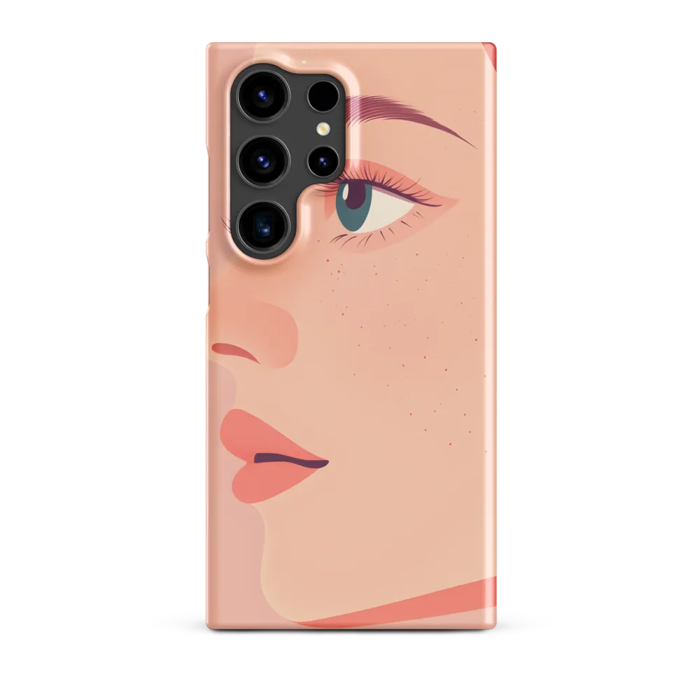 Serenity in Profile | Phone Case |  S24 Ultra | Snap Case | Matte