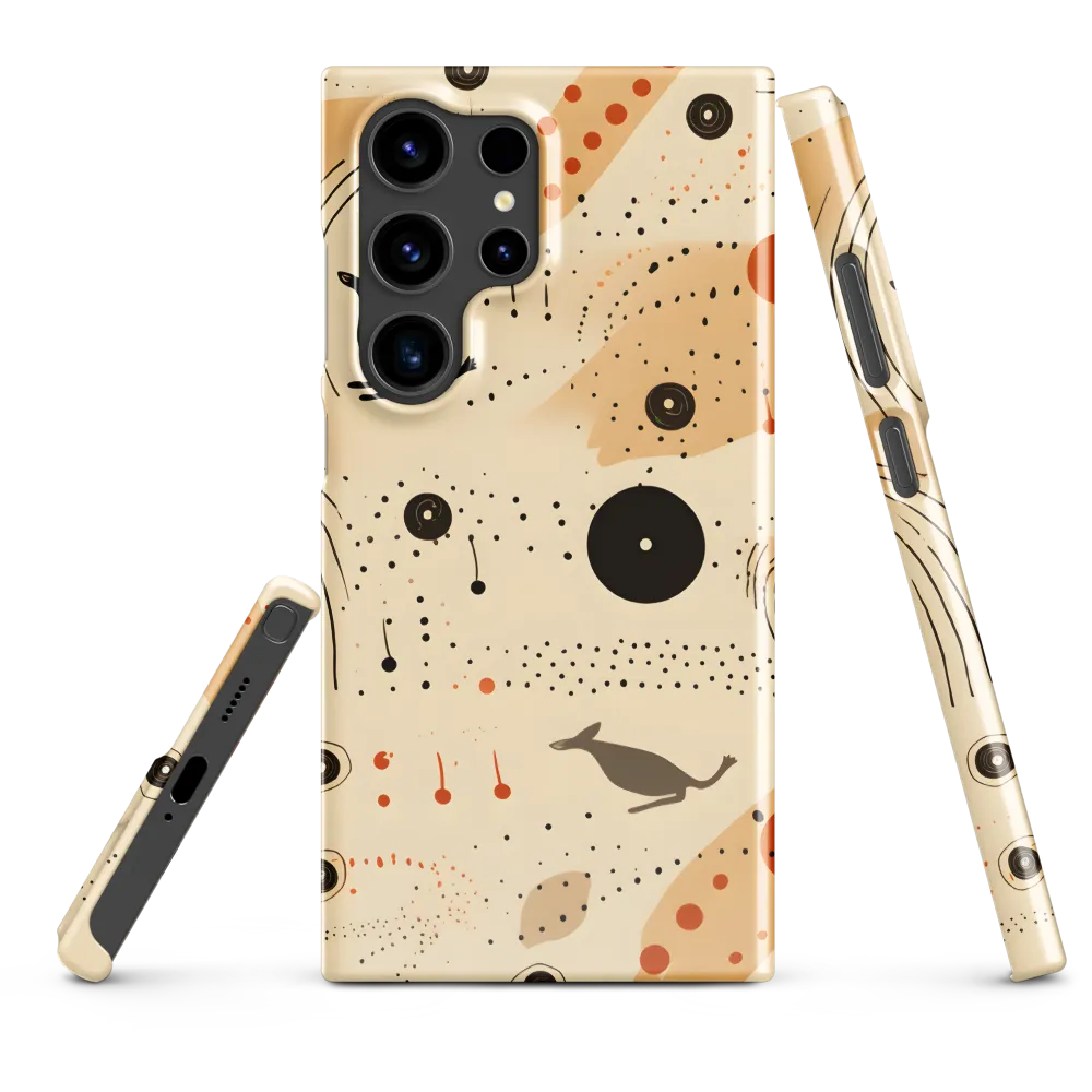 Playful Patterns in Earth Tones | Phone Case |  S24 Ultra | Snap Case | Glossy