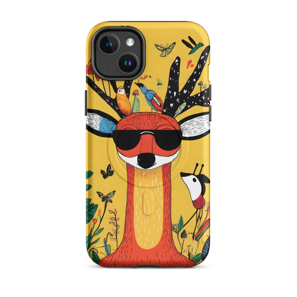 Playful Deer with Sunglasses