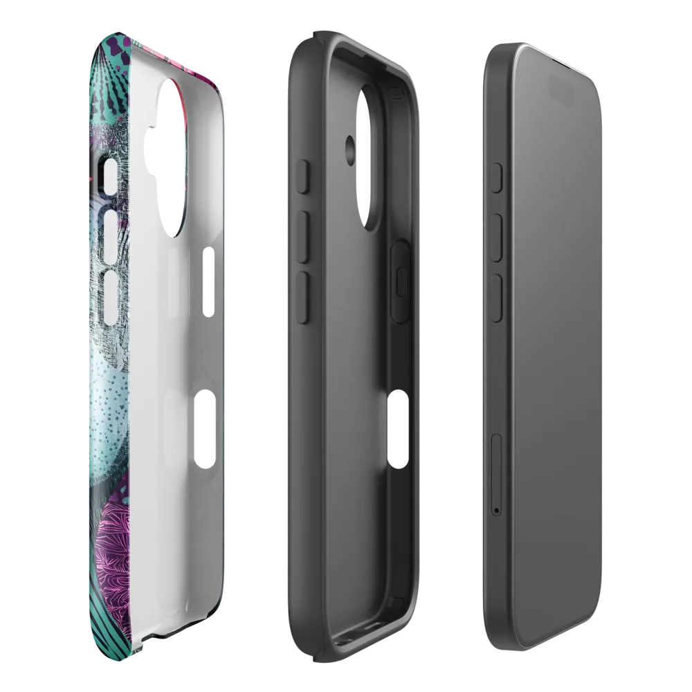 Mystical Beauty in Blue and Pink | Phone Case |  16 | Tough Case | Glossy