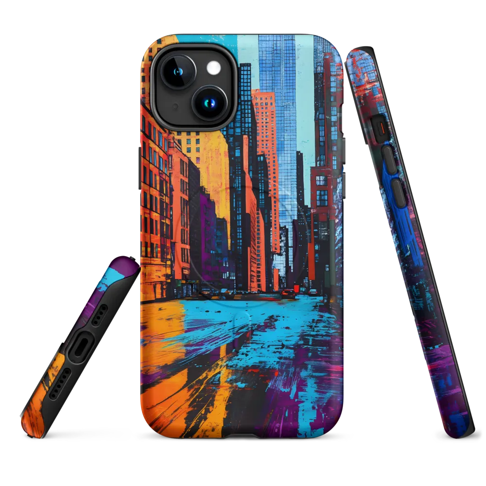 Vibrant Urban Horizons | Phone Case |  15 Plus | MagSafe® Tough Case | Matte