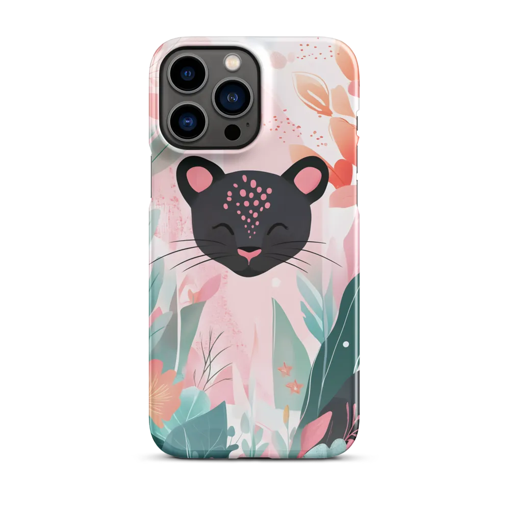 Whimsical Panther in Bloom