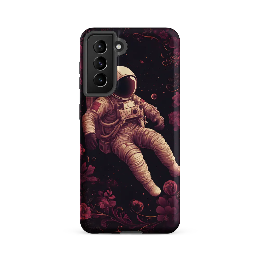 Cosmic Bloom: An Astronaut's Journey