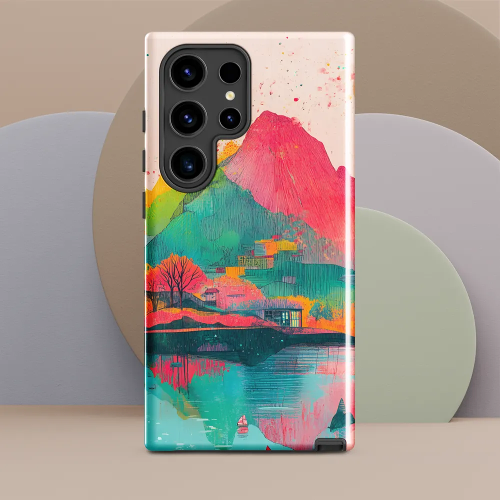 Vibrant Serenity: A Surreal Landscape