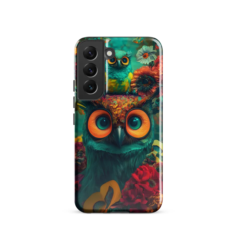 Majestic Harmony: The Floral Owl