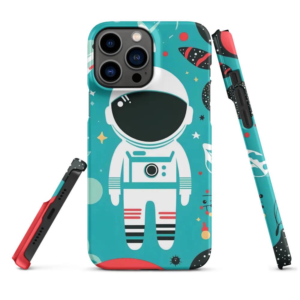 Whimsical Astronaut in Cosmic Wonderland