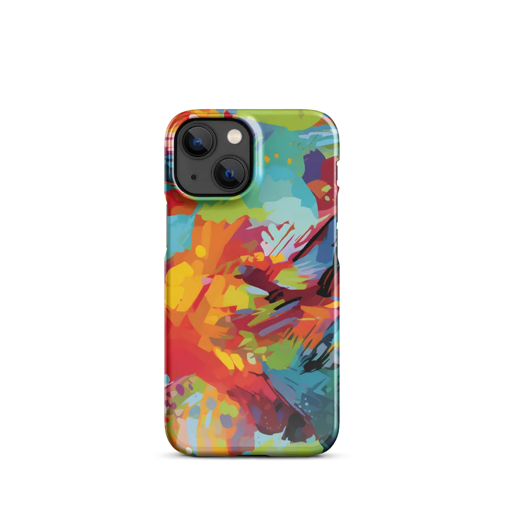Colorful Lizard: An Abstract Adventure | Phone Case |  13 Mini | Snap Case | Glossy