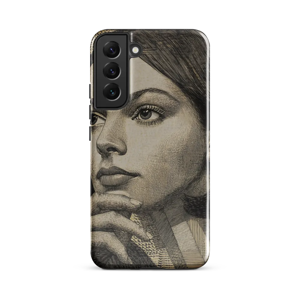 Contemplative Reflection | Phone Case |  S22 Plus | Tough Case | Glossy