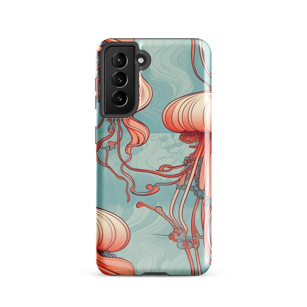 Ethereal Dance of Jellyfish | Phone Case |  S21 | Tough Case | Glossy
