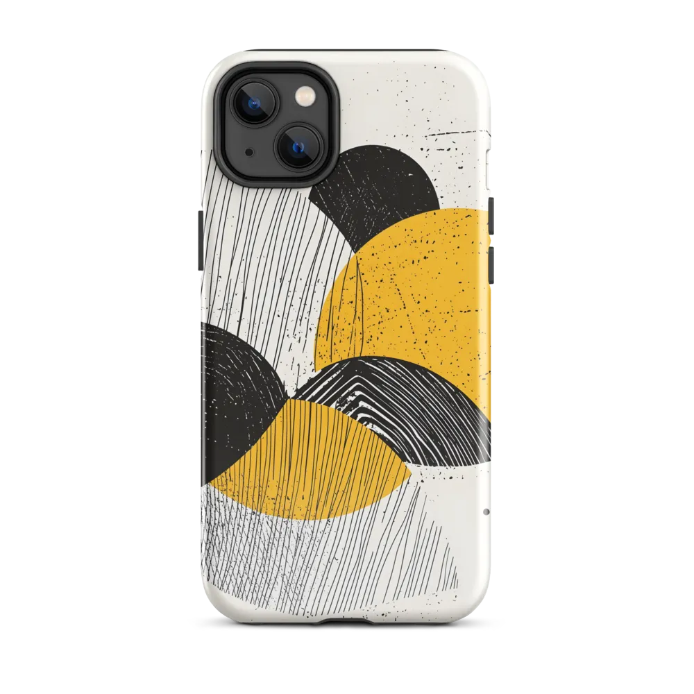 Dynamic Harmony in Black and Yellow