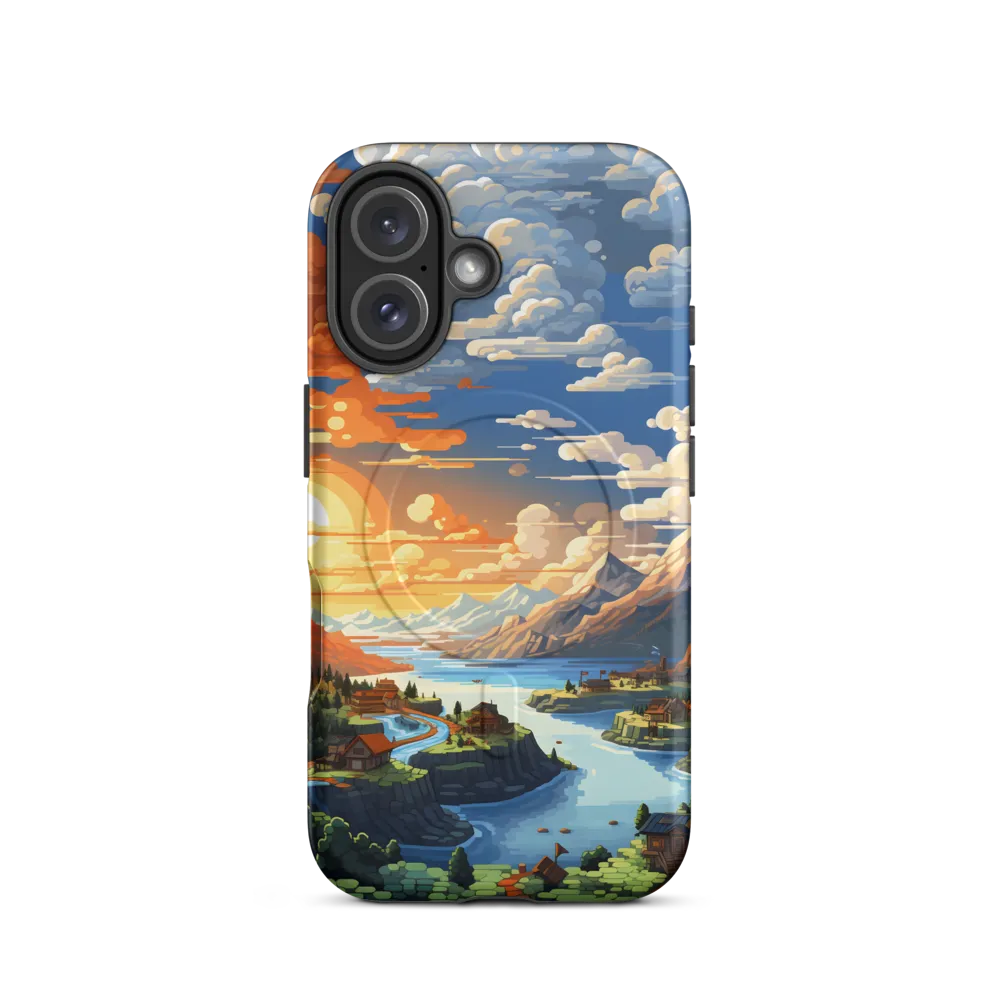Tranquil Sunset Over Serene Landscape