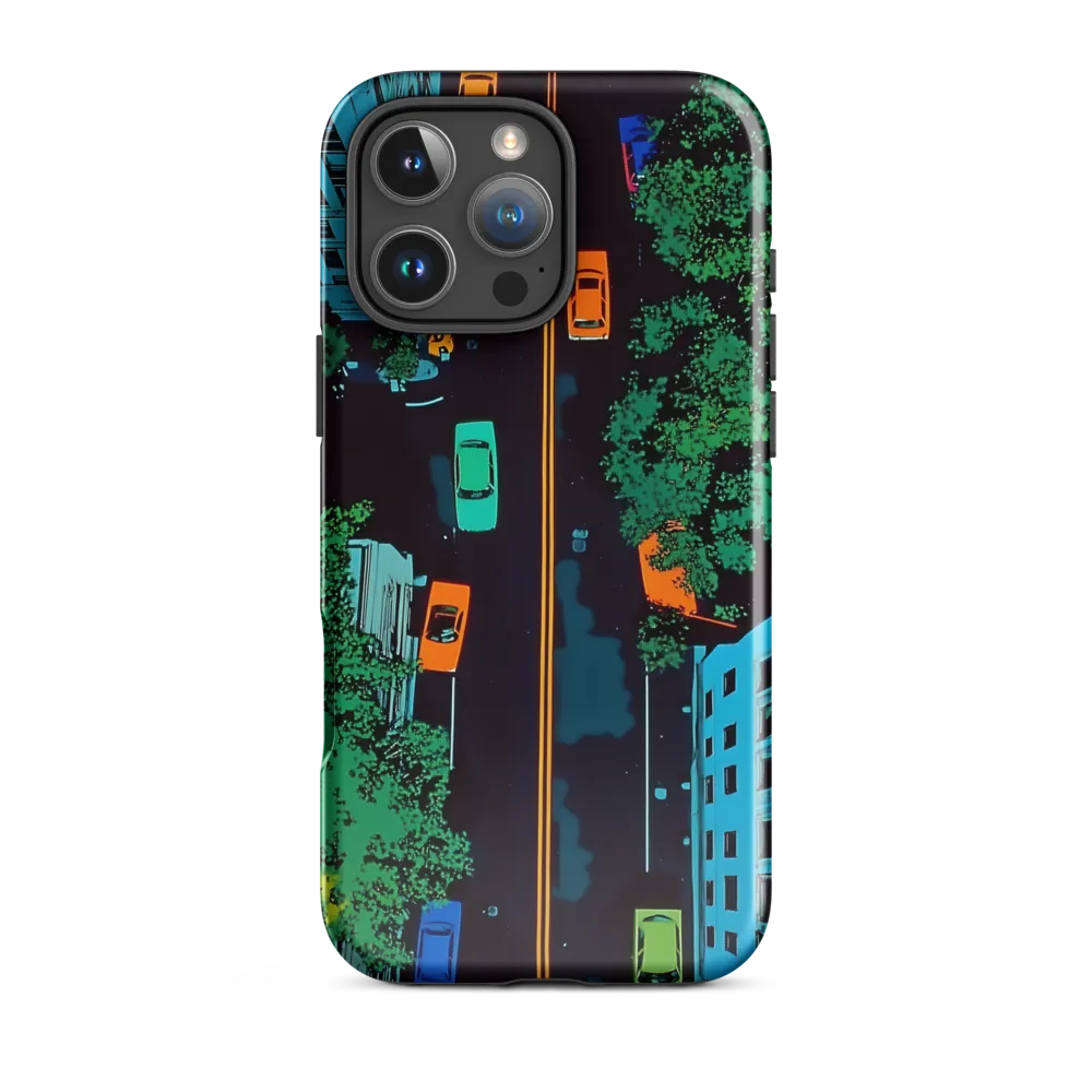 Urban Pulse: A Colorful Intersection