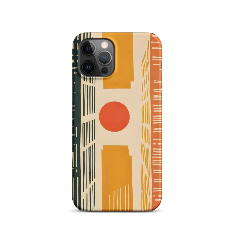 Urban Harmony: A Geometric Sunrise