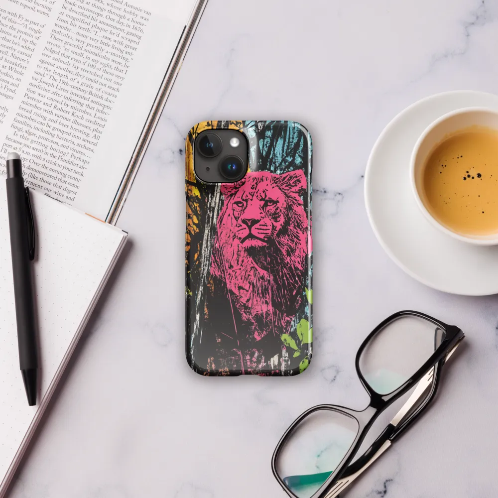 Fierce Vibrance: The Pink Lion