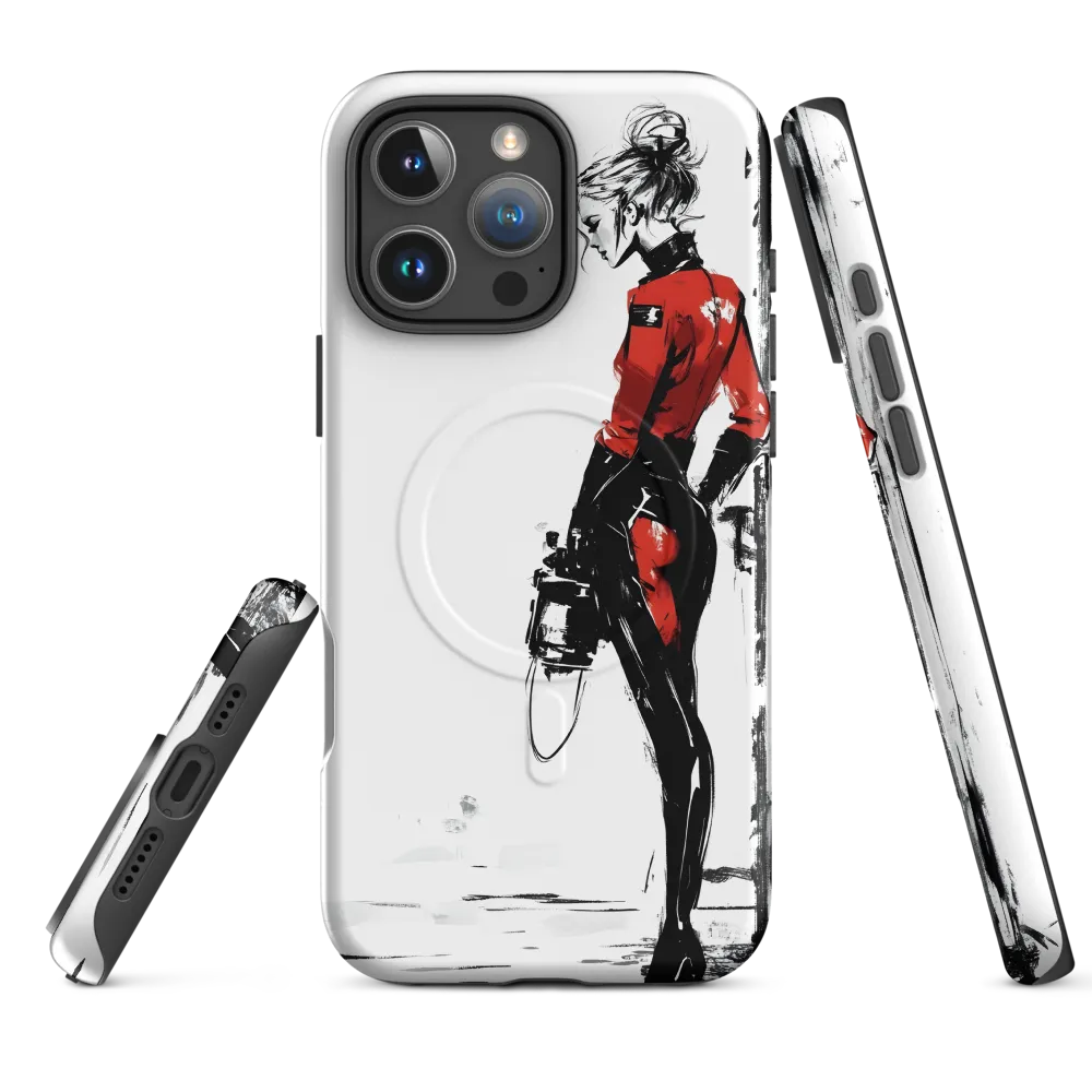 The Edgy Elegance | Phone Case |  16 Pro Max | MagSafe® Tough Case | Matte