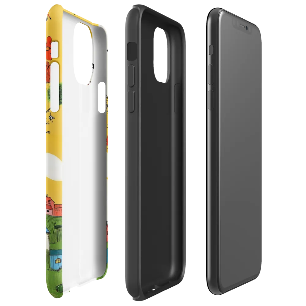 Whimsical Blooms of Life | Phone Case |  11 Pro Max | Tough Case | Matte