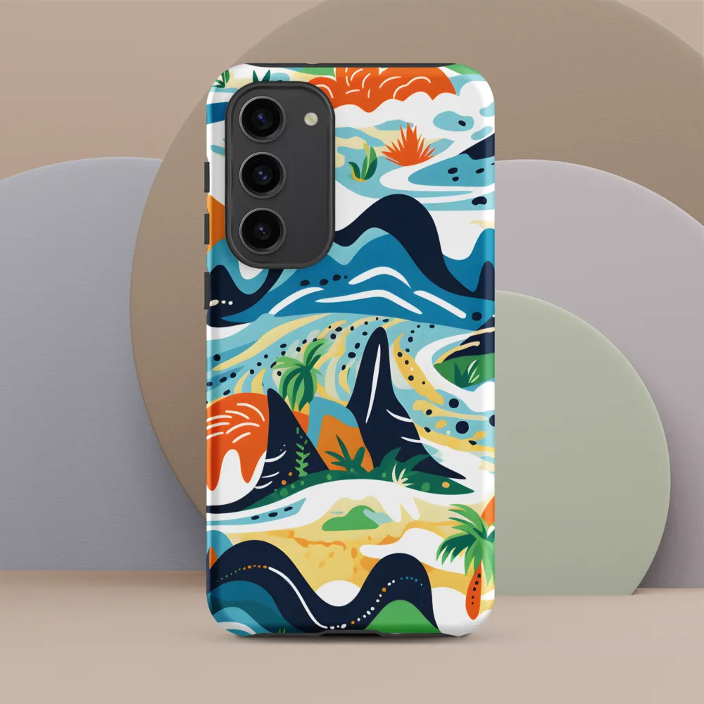Abstract Tropical Landscape