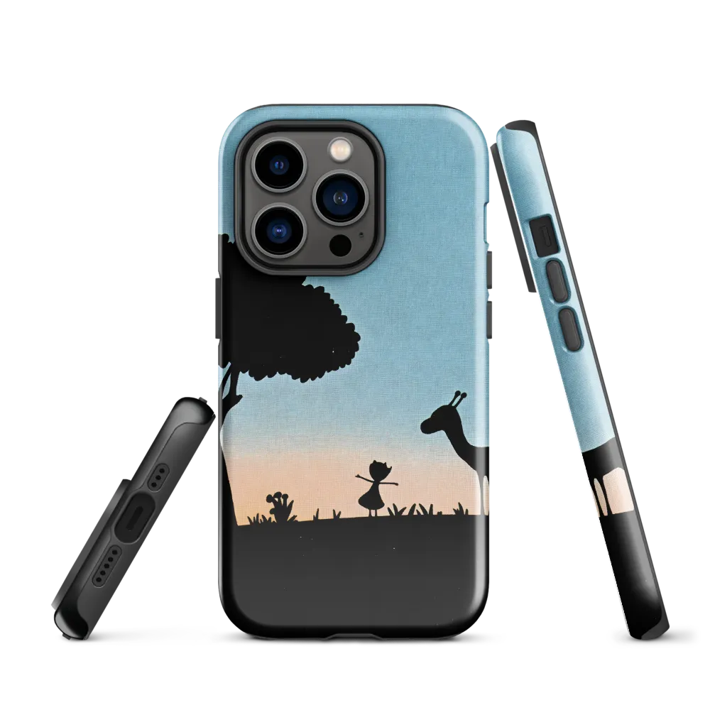 Curiosity in the Silhouette | Phone Case |  14 Pro | Tough Case | Glossy