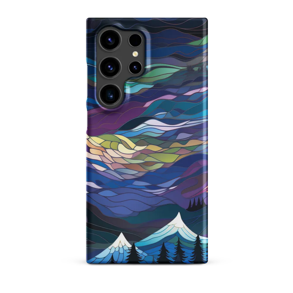 Twilight Peaks: An Abstract Mountain Landscape