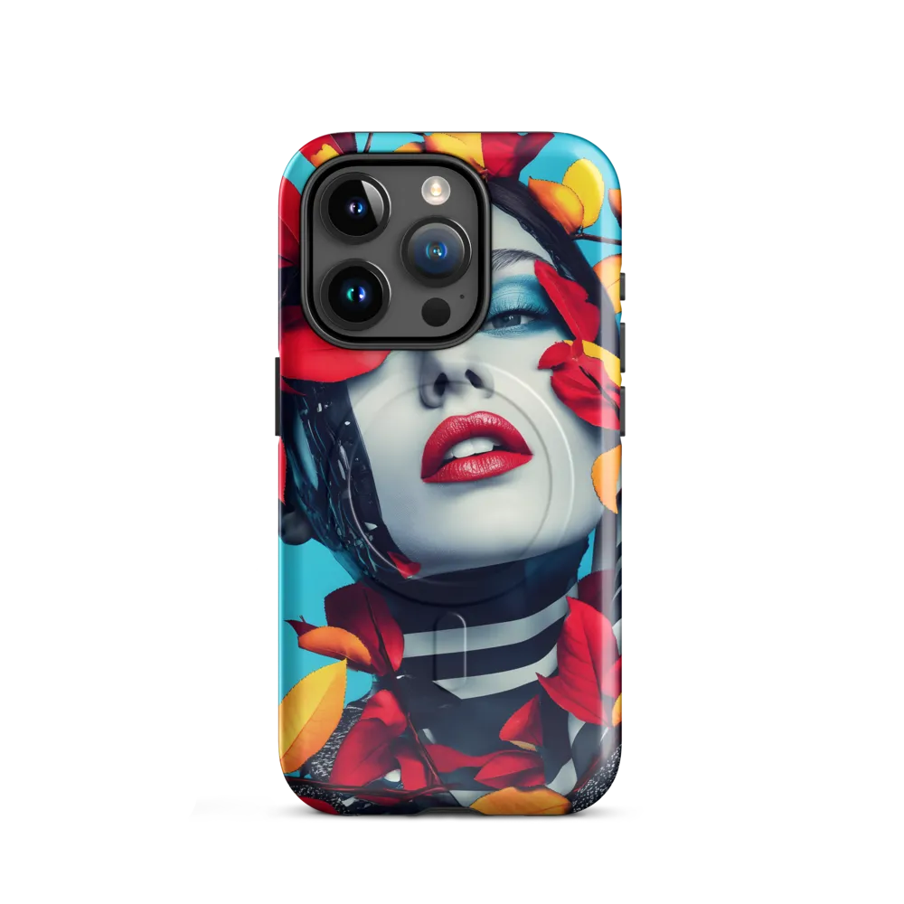 Futuristic Fusion: Nature Meets Technology | Phone Case |  15 Pro | MagSafe® Tough Case | Glossy