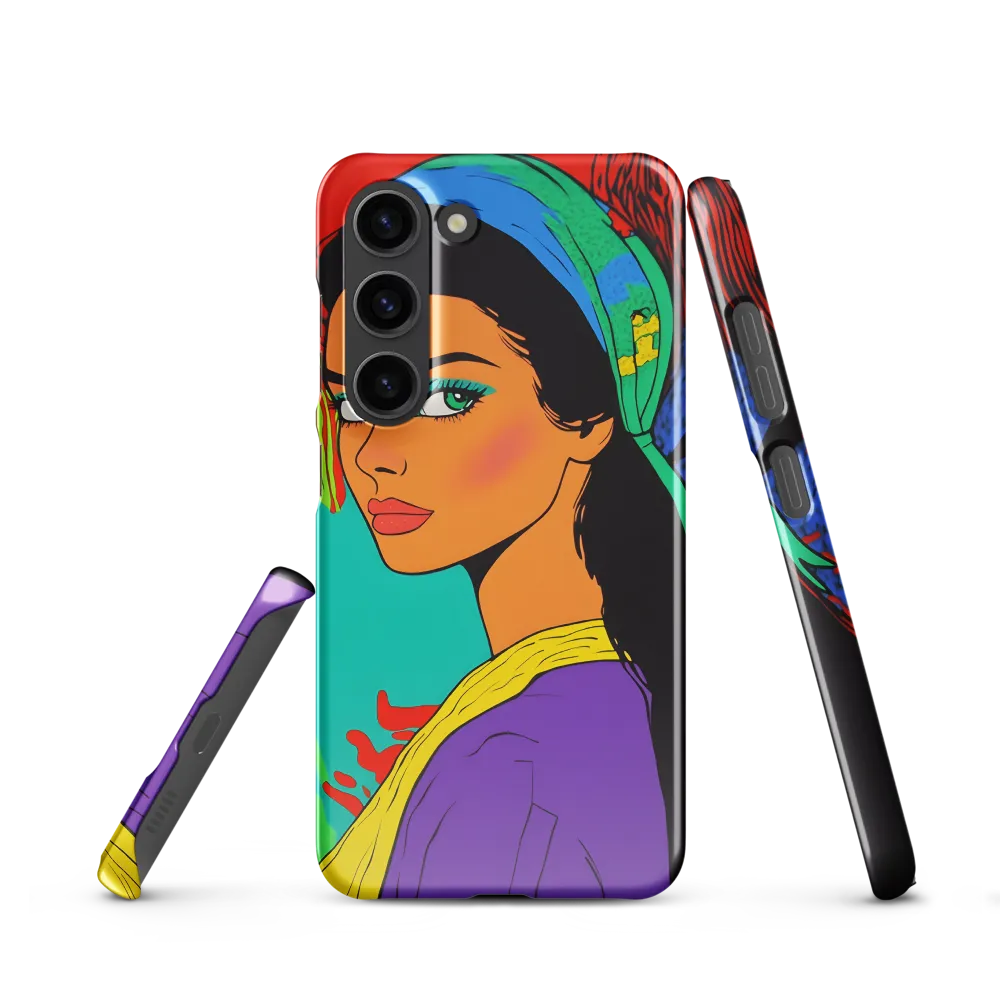 Vibrant Elegance | Phone Case |  S23 | Snap Case | Glossy
