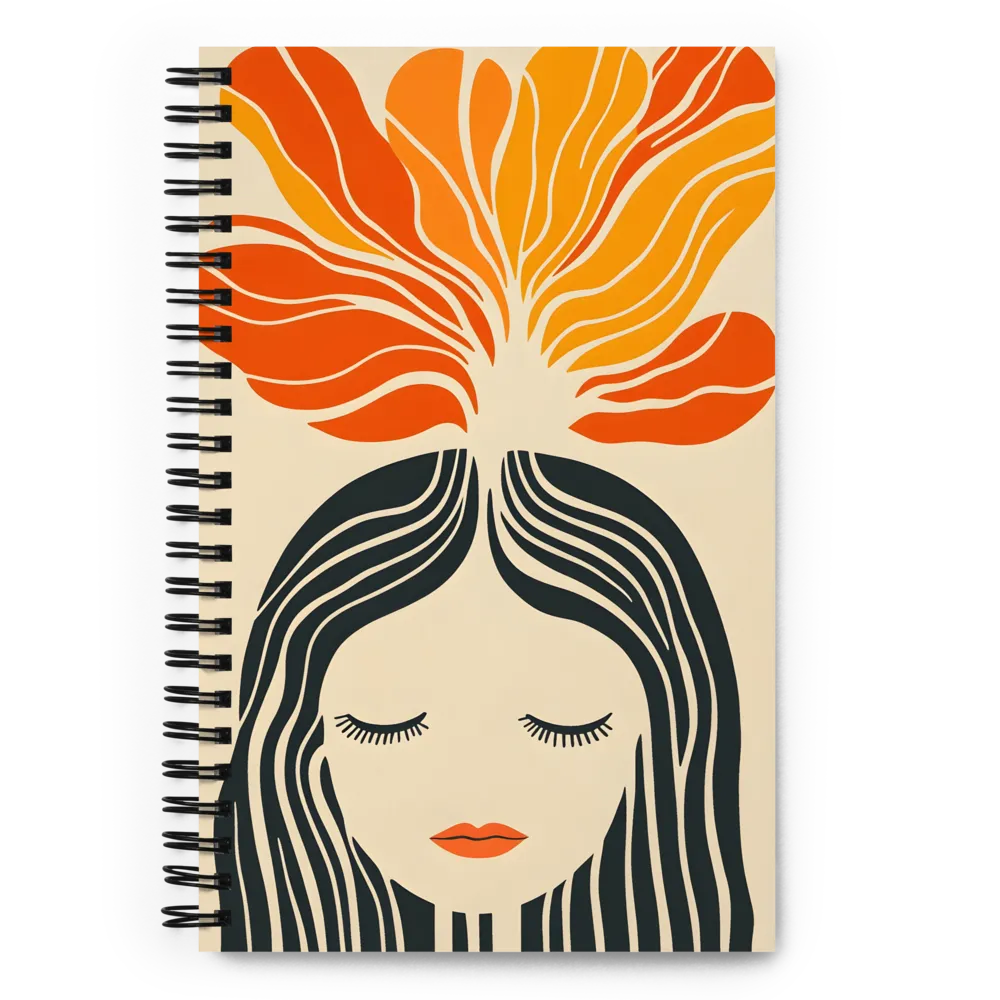 Blossoming Tranquility | Spiral Notebook