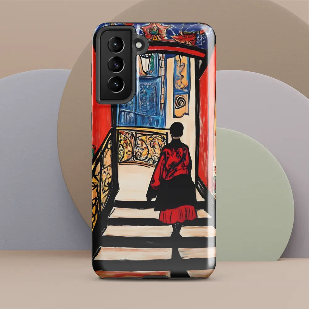 Walking Through Memories | Phone Case |  S21 Plus | Tough Case | Glossy