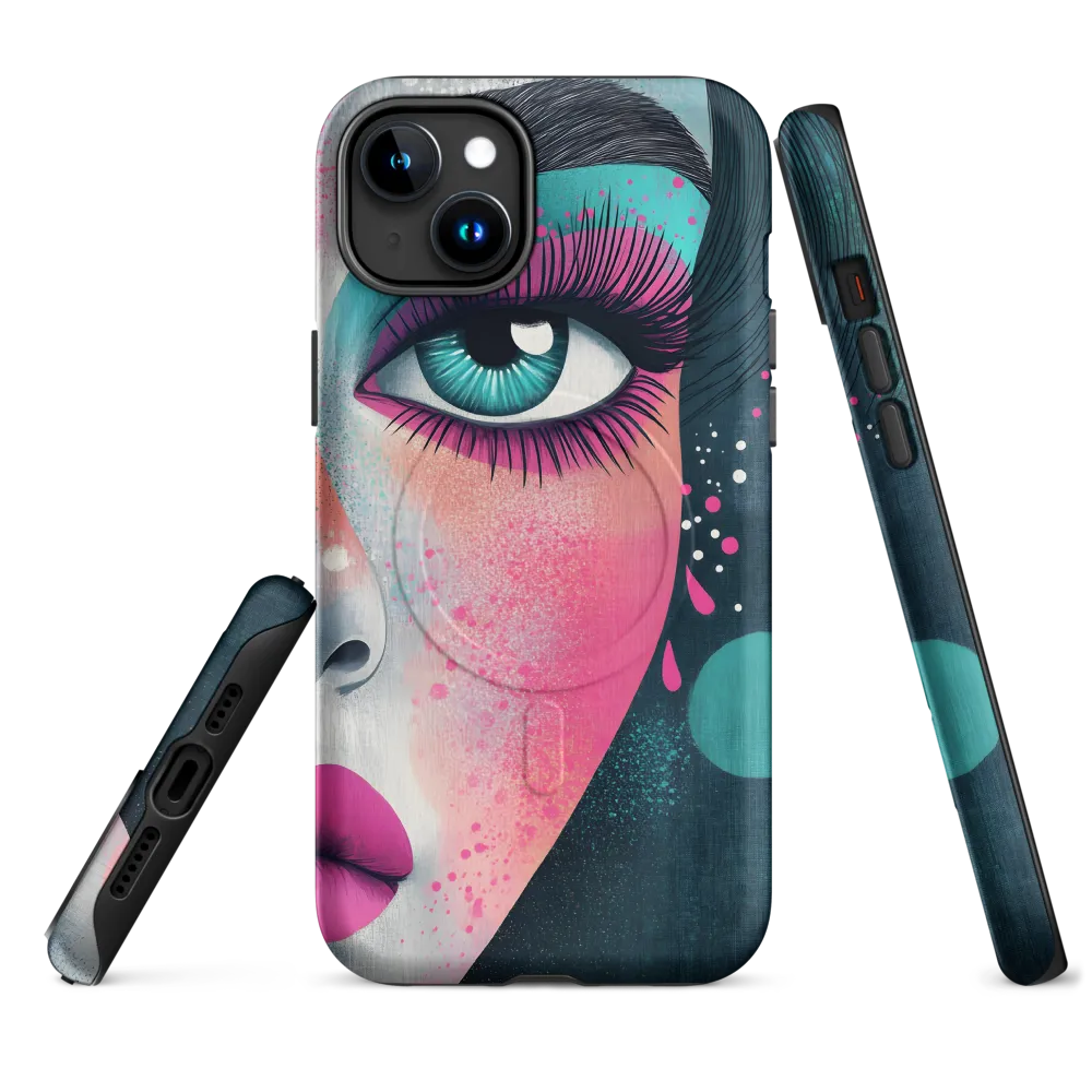 Vibrant Gaze | Phone Case |  15 Plus | MagSafe® Tough Case | Matte