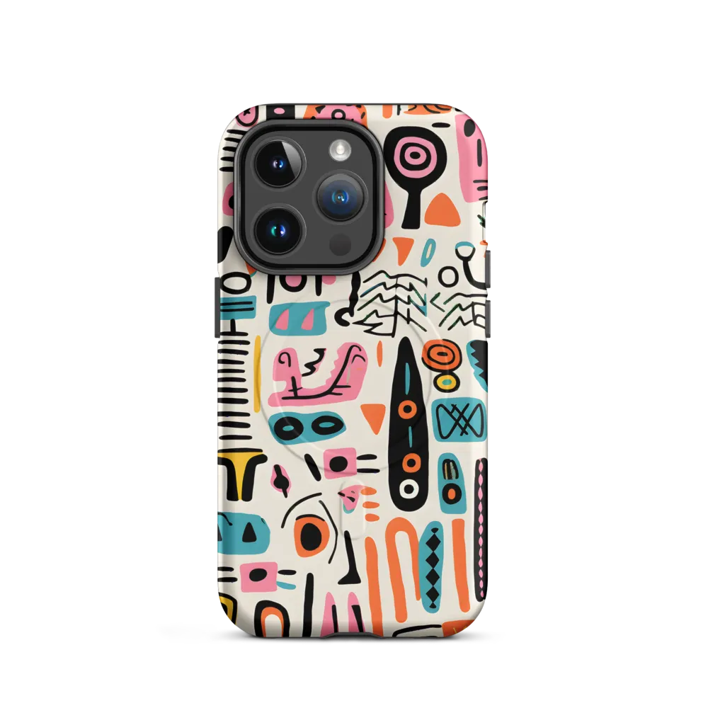 Kaleidoscope of Shapes | Phone Case |  14 Pro | MagSafe® Tough Case | Matte