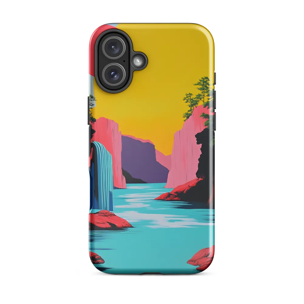 Dreamscape of Pink Cliffs and Turquoise Waters