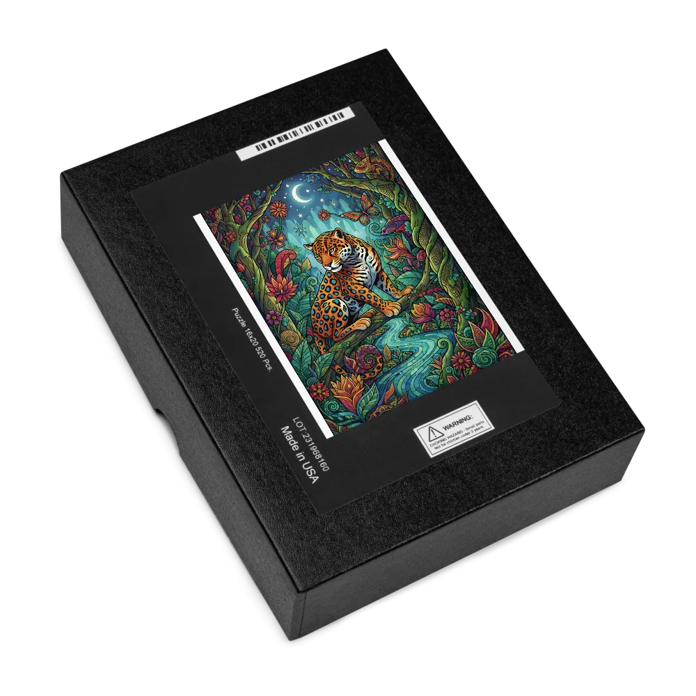 Moonlit Jaguar 
 Jigsaw Puzzle