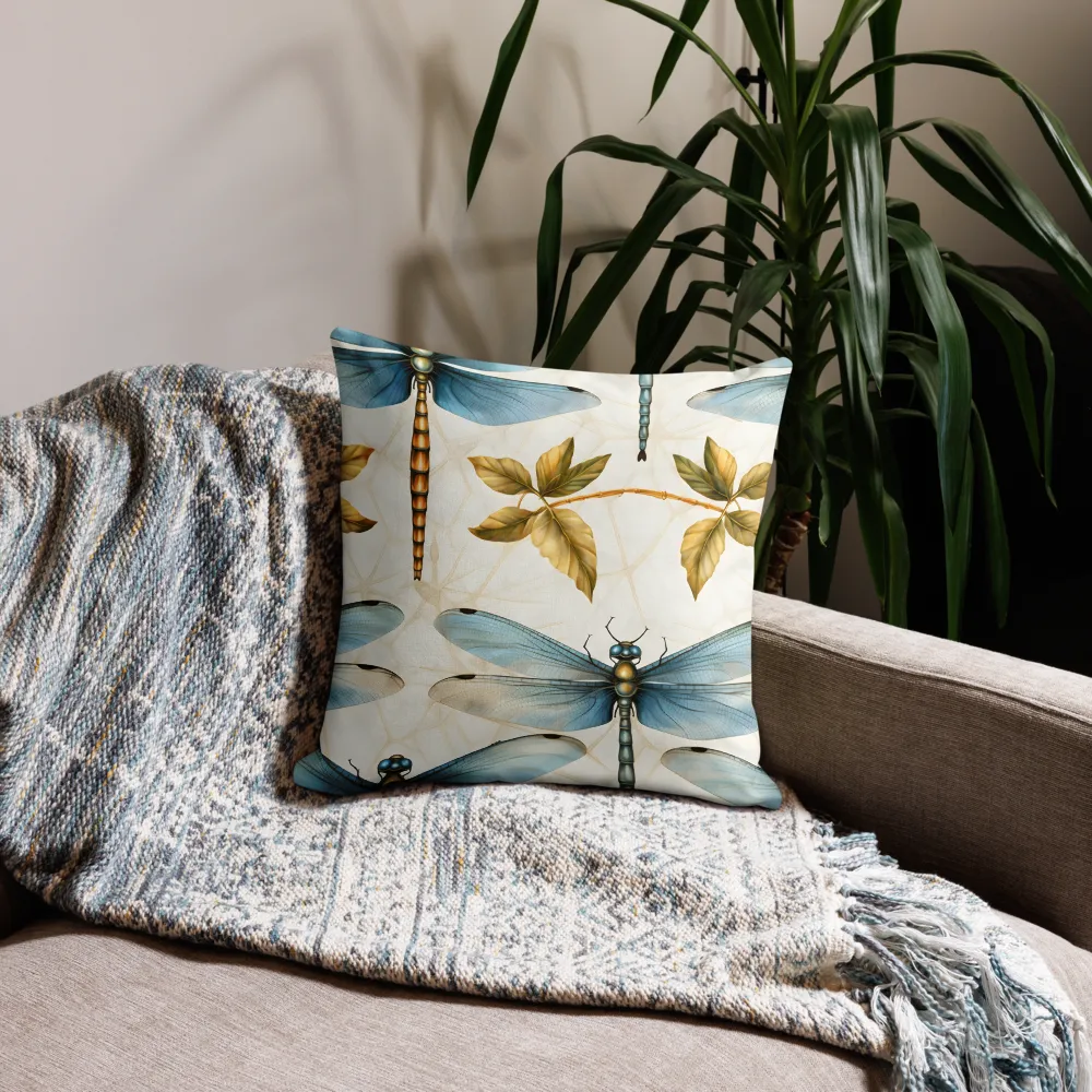 Ethereal Dance of Dragonflies | Pillow & Pillow Case | Multiple Sizes