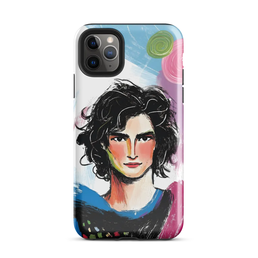 Vibrant Portrait of Youth | Phone Case |  11 Pro Max | Tough Case | Glossy