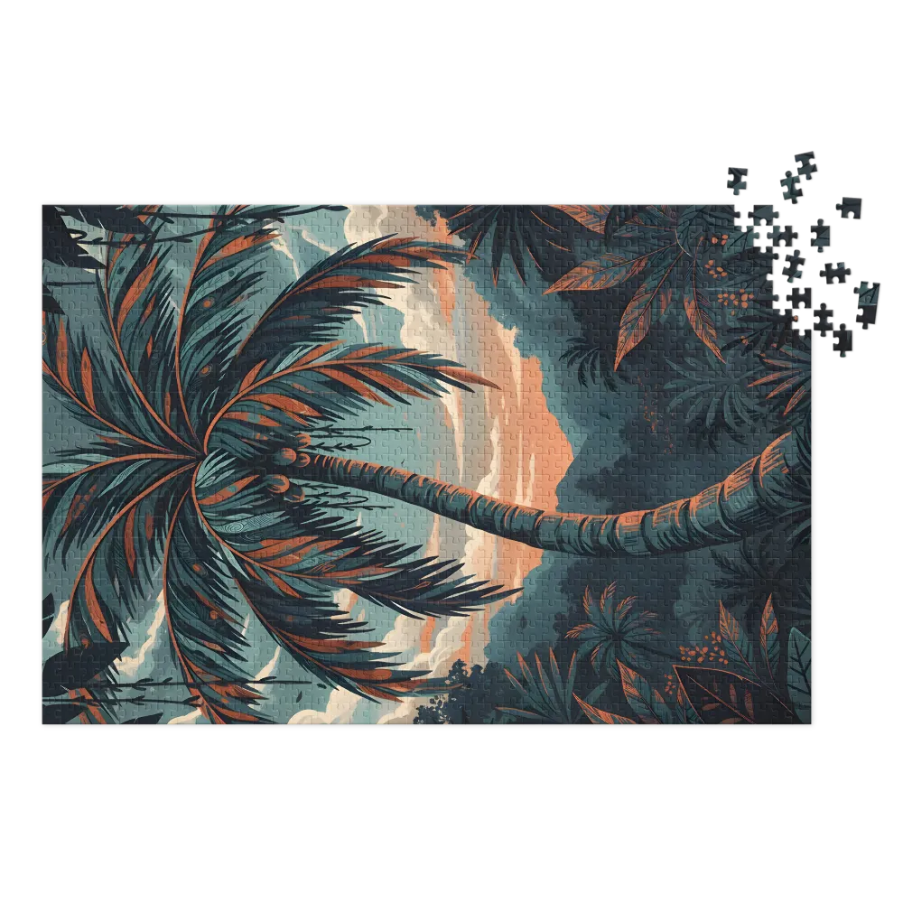 Jungle Horizon 
 Jigsaw Puzzle in Tin Box