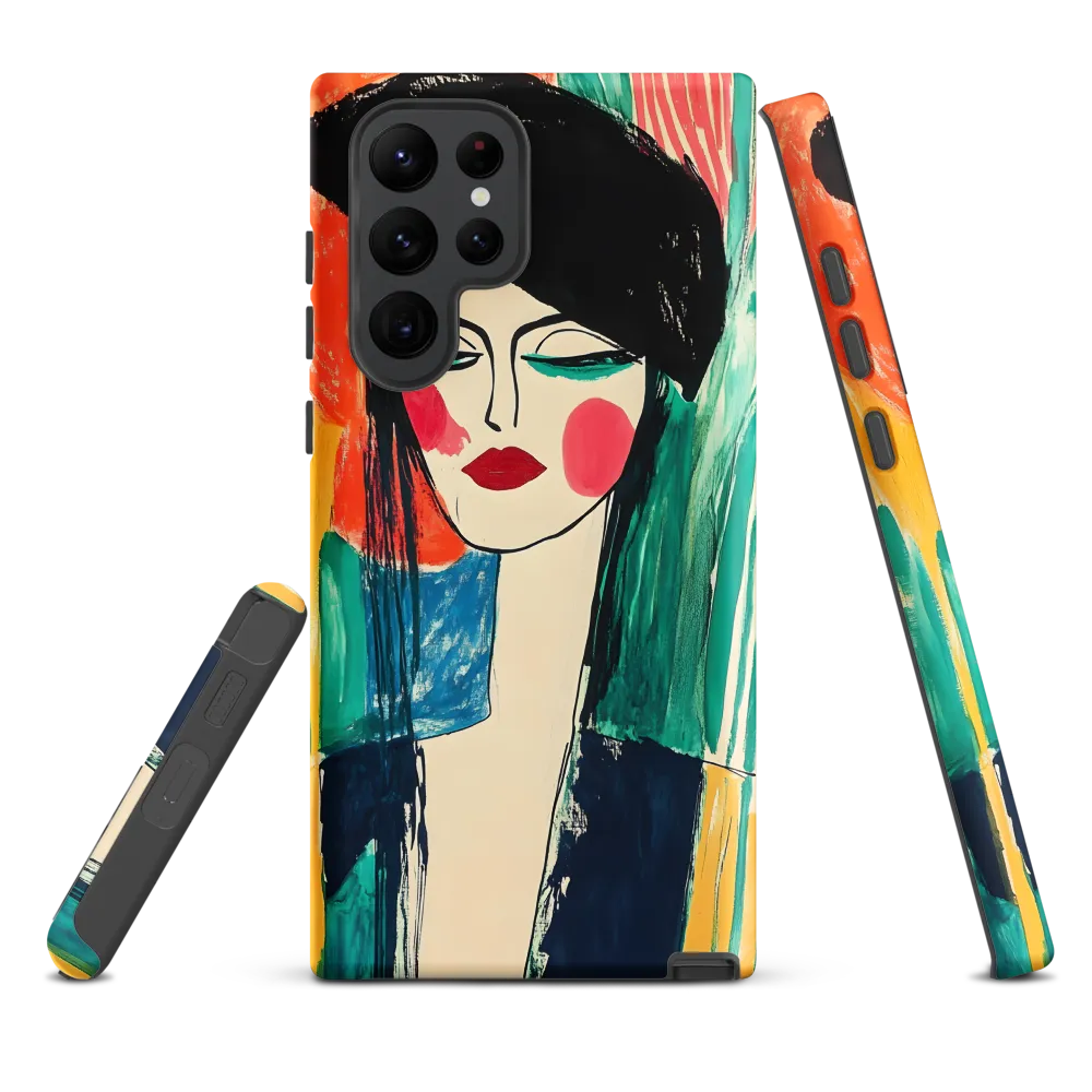 Portrait of Confidence | Phone Case |  S22 Ultra | Tough Case | Matte