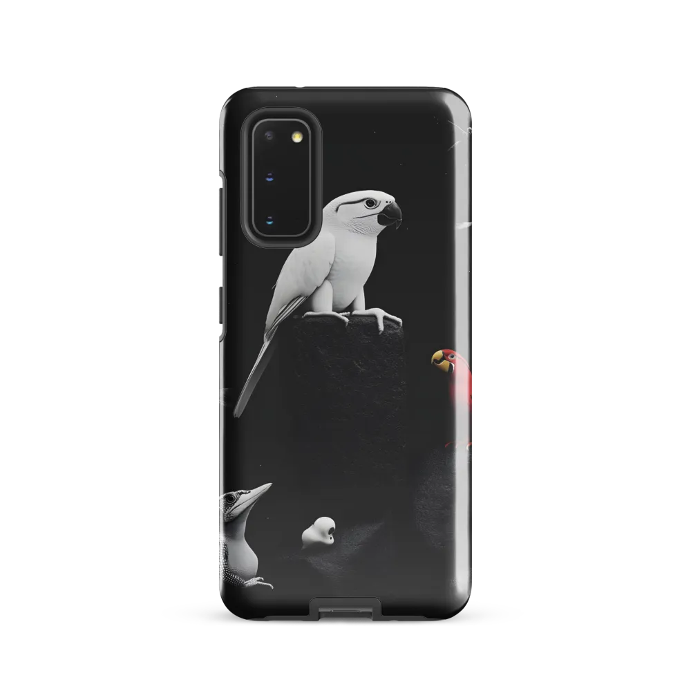 Harmony in Monochrome: A Surreal Assembly of Nature | Phone Case |  S20 | Tough Case | Glossy