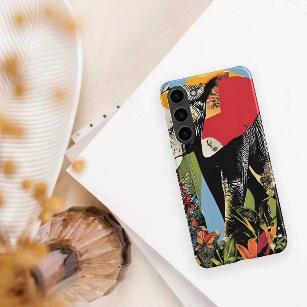 Harmony of Nature: The Elephant's Embrace | Phone Case |  S23 Plus | Snap Case | Matte