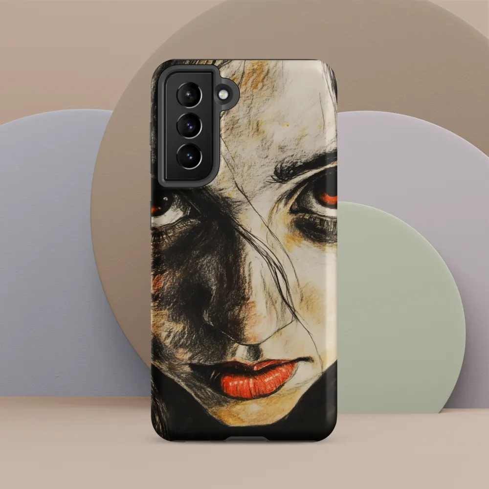 Gaze of Intensity | Phone Case |  S21 | Tough Case | Matte