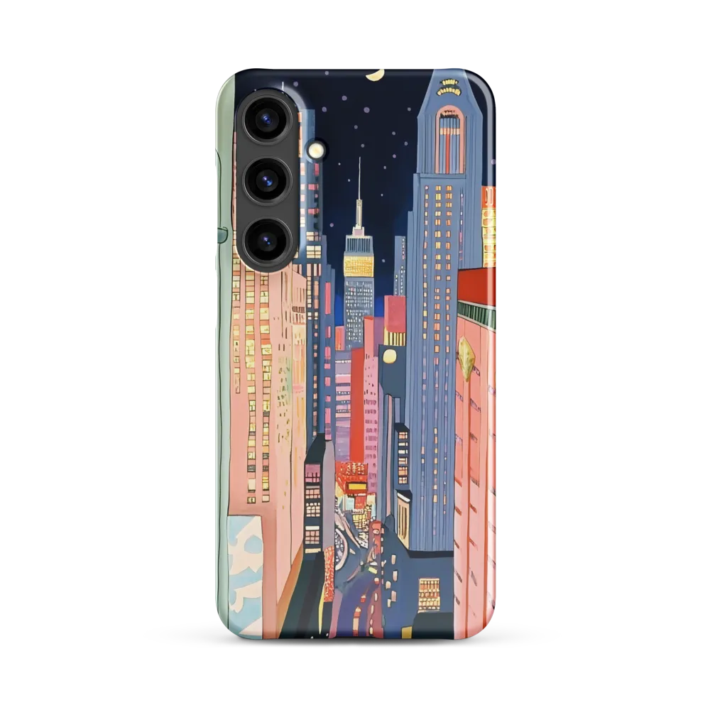 Urban Dreamscape: A Pop Art Night | Phone Case |  S24 Plus | Snap Case | Glossy